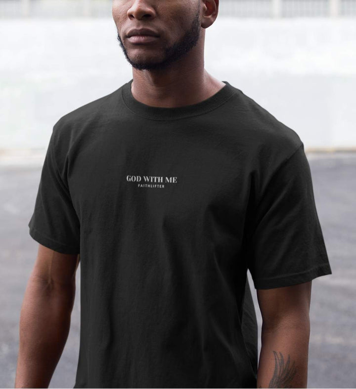 GOD WITH ME - Oversized T-Shirt Print